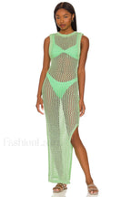 Beach Riot Stylish Holly Dress Free Size / Patina Green
