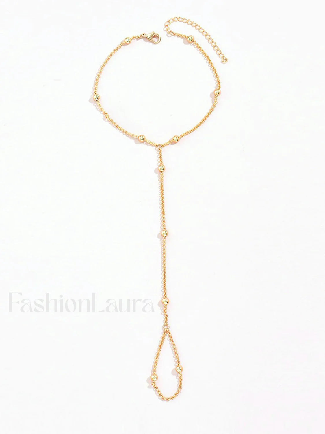 Bead Chain Mittens Bracelet Gold / One Size Bracelets