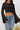 Mesh Cutout Knit Chic Cover Up Crop Top Secondary image