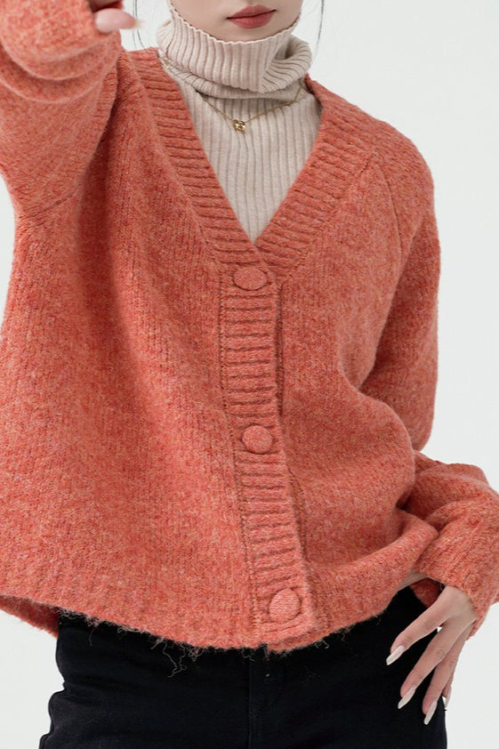 Purple Heavy Weight Knit Sweater Main image