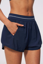 Brushed Double Layer Sports Shorts