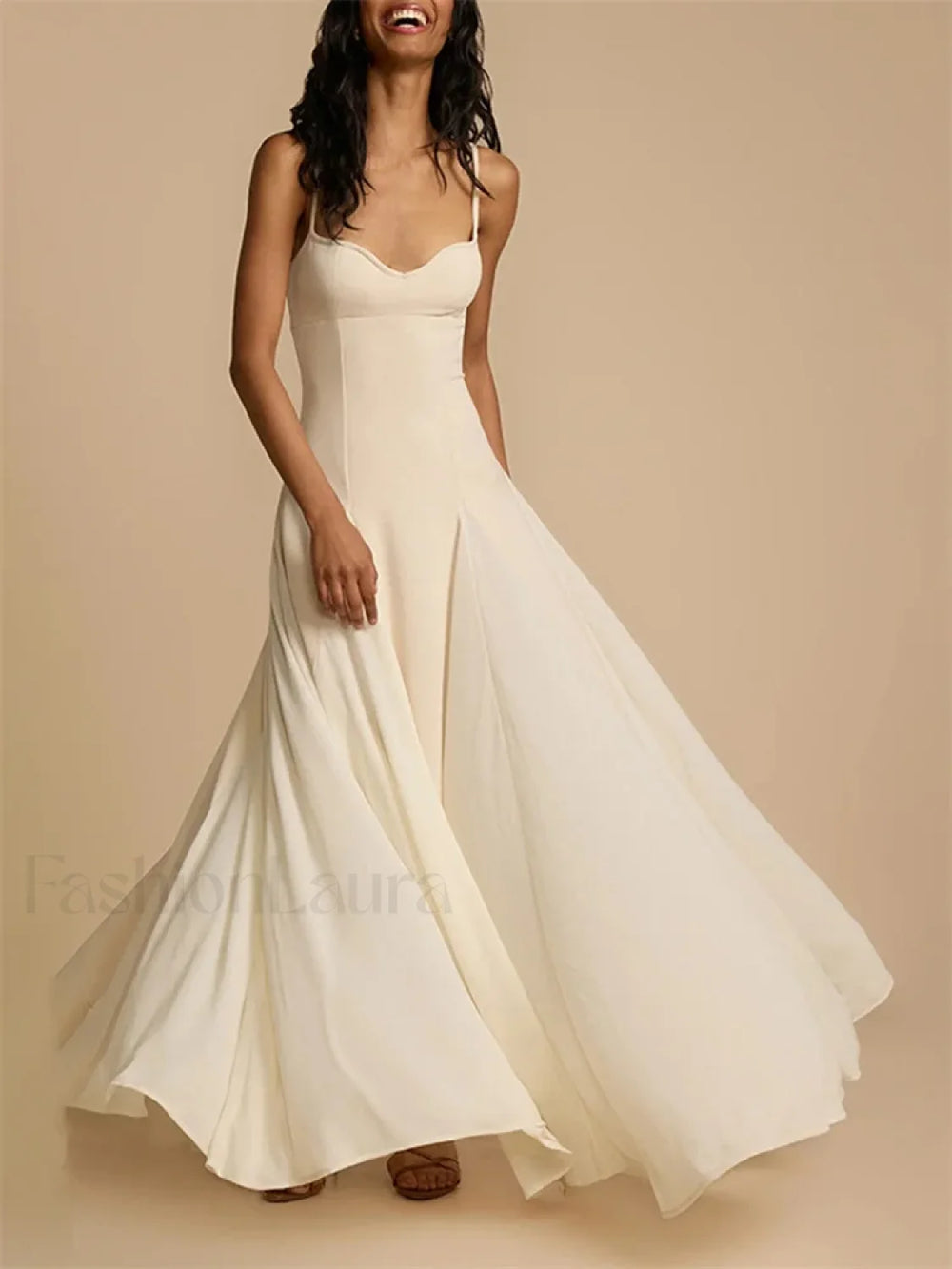 Big Swing Solid Cami Maxi Dress