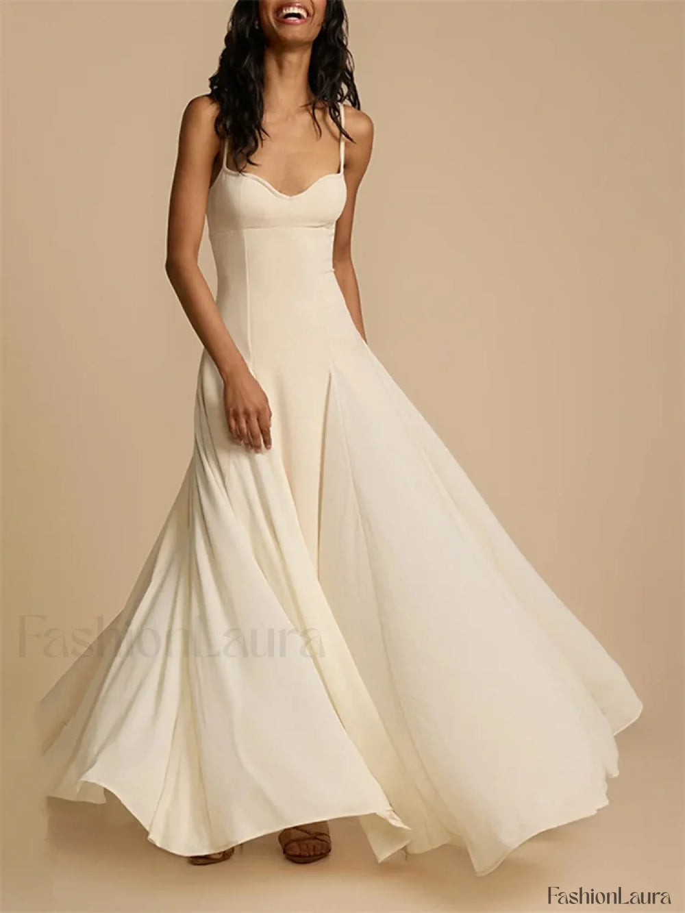 Big Swing Solid Cami Maxi Dress