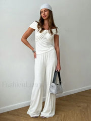 Black Crop Off Shoulder T Shirt