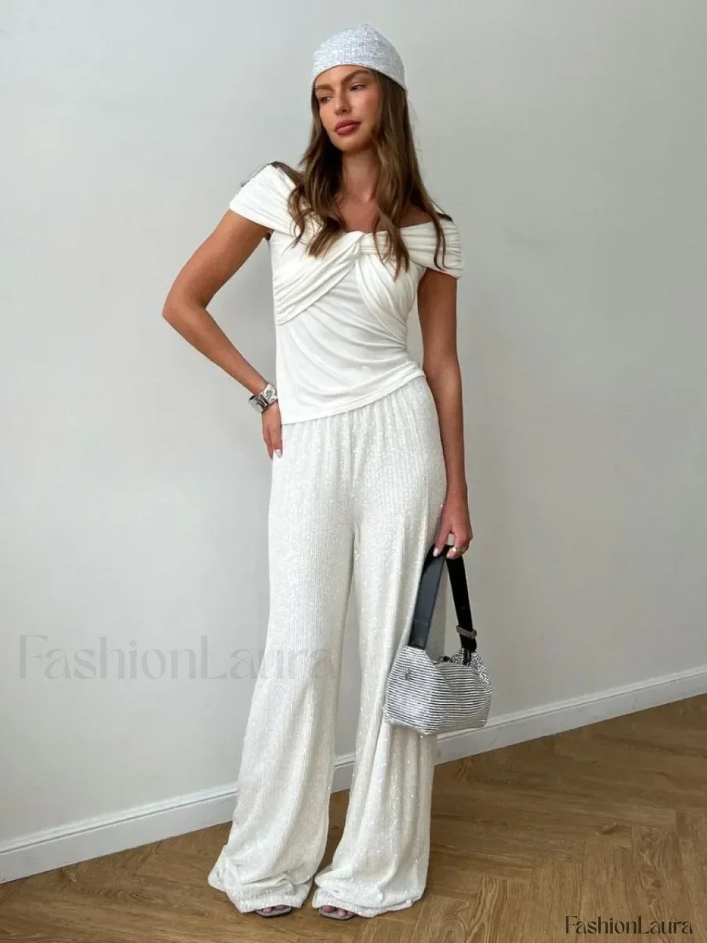 Black Crop Off Shoulder T Shirt