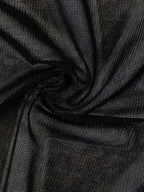 Black Mesh Safety Pin Cardigan Sweaters