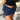 Bow Patchwork Denim Skirt Secondary image