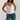 Bow V-Neck Adjustable Crop Top Secondary image