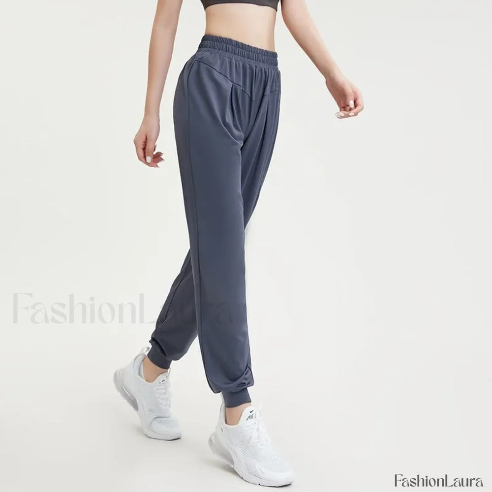 Breathable Gym Workout Elastic Waist Sweatpants