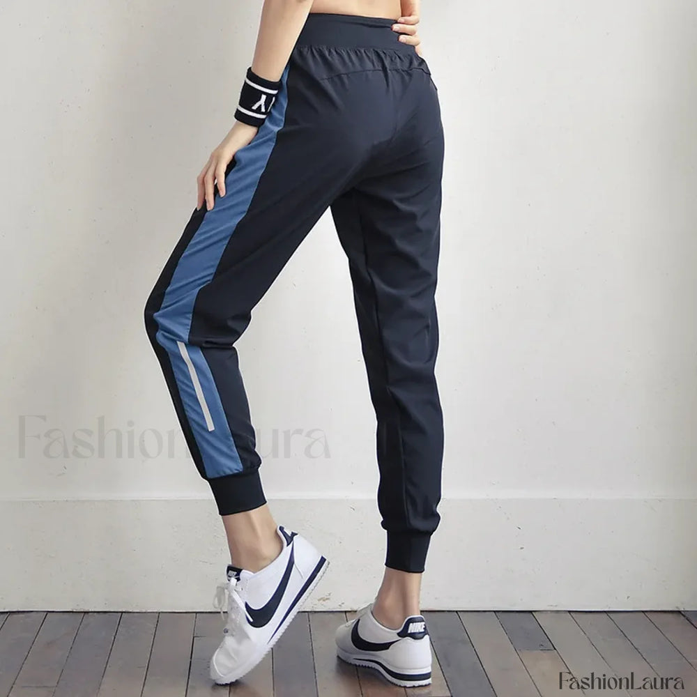 Breathable Ladies’ Training Joggers Sweatpants Blue / S