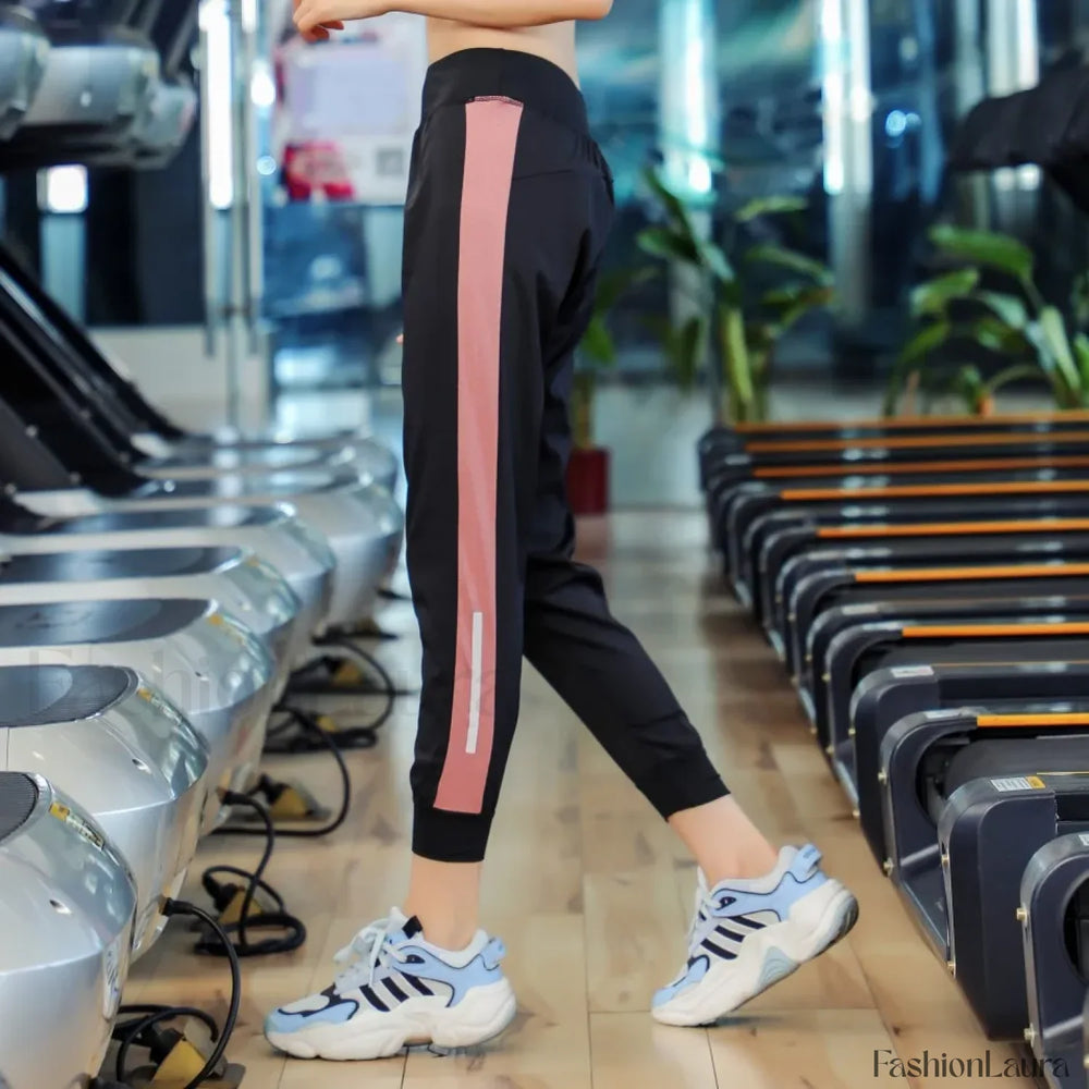 Breathable Ladies’ Training Joggers Sweatpants Pink / S