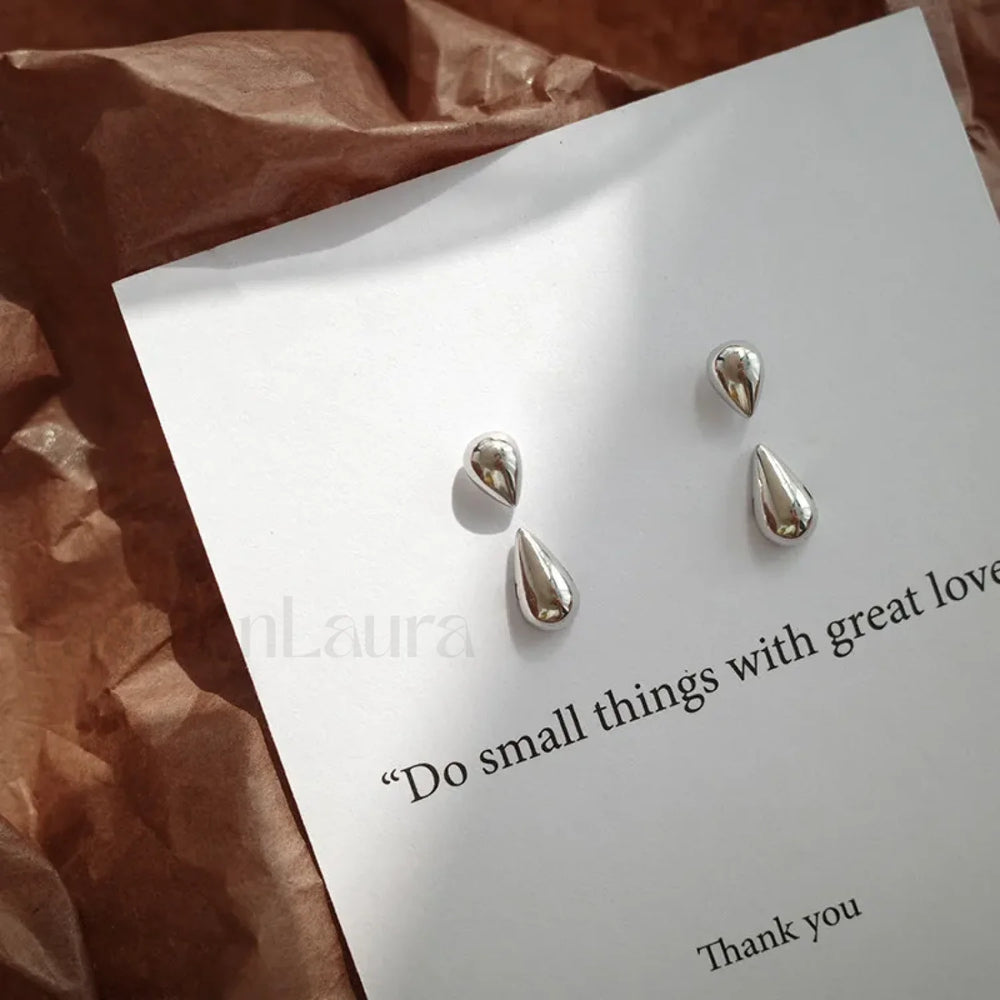 Bright Crystal Luxury Korean Unusual Claw Stud Irregular Pearl Earring 12