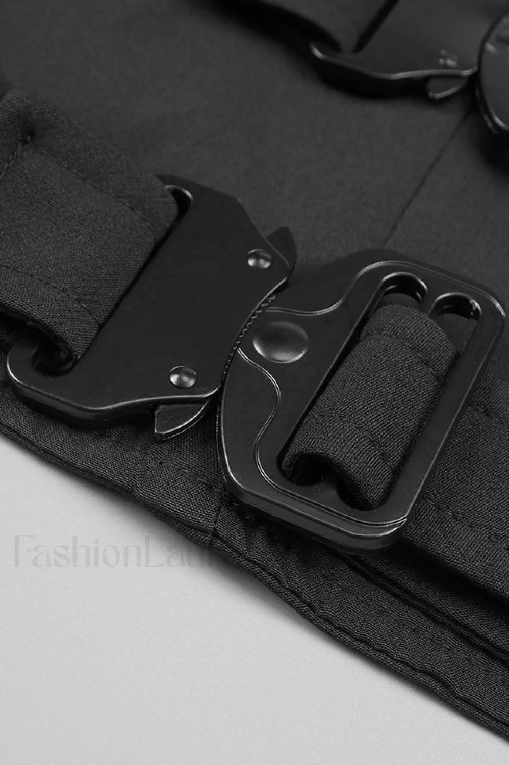 Buckle Detail Top Charming + Skirt Set