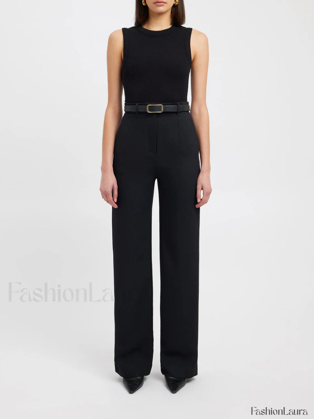 Business Casual Straight Trendy Leg Dress Pants Pants