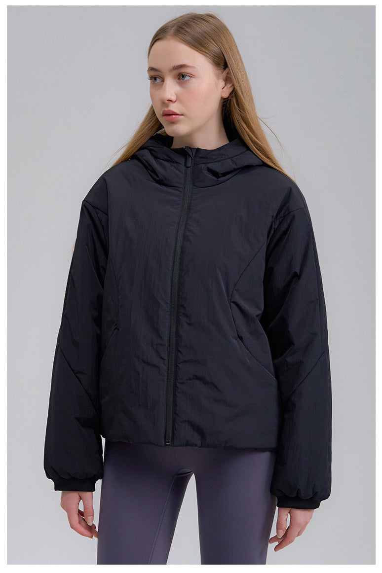 Relaxed Fit Short Puffer Jacket