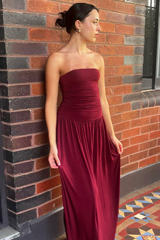 Strapless Off Shoulder Maxi Formal Dress Secondary image