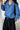 Lapel Collar Hem Drawstring Blouse Secondary image