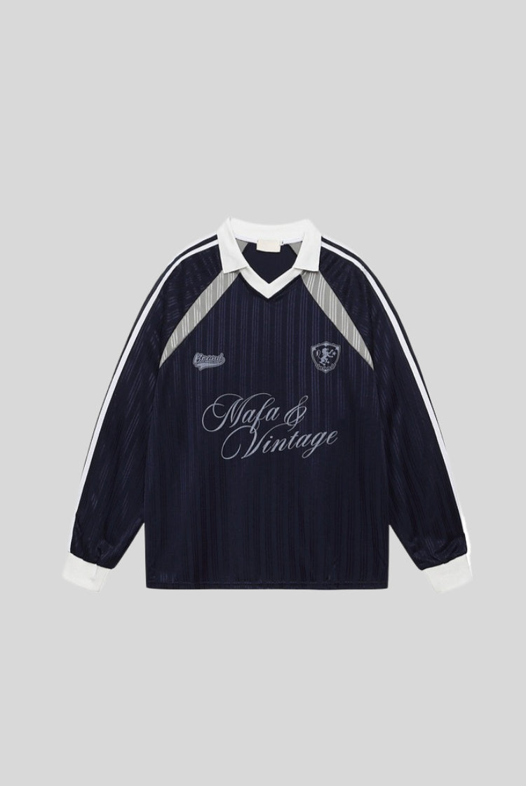 Rhinestone Typography Raglan V Neck Sweatshirt
