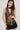 Sheer Mesh Print Ribbon Tie Halter Top Secondary image