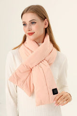 Thick Ribbed Long Neck Warmer Scarf