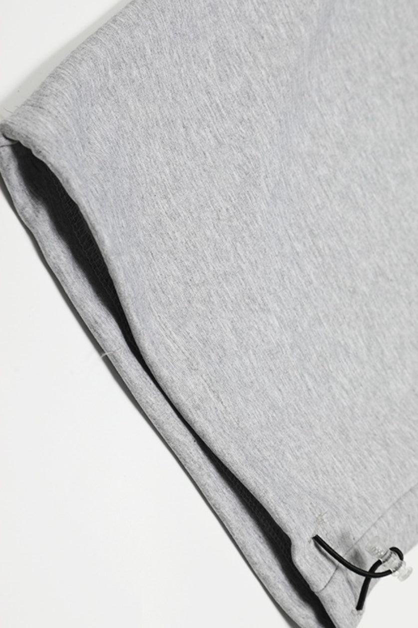 Rope Belt Minimal Wide Leg Sweatpants