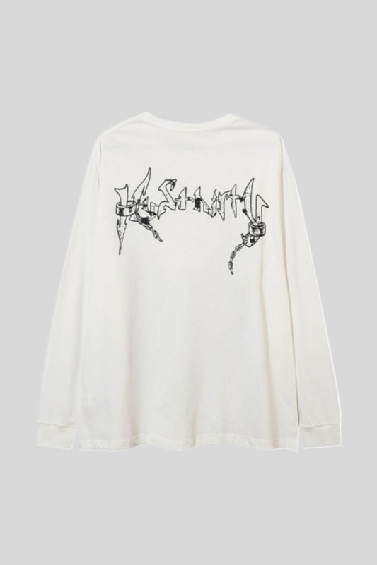 Angel Wings Typography Graphic Oversized Sweatshirt