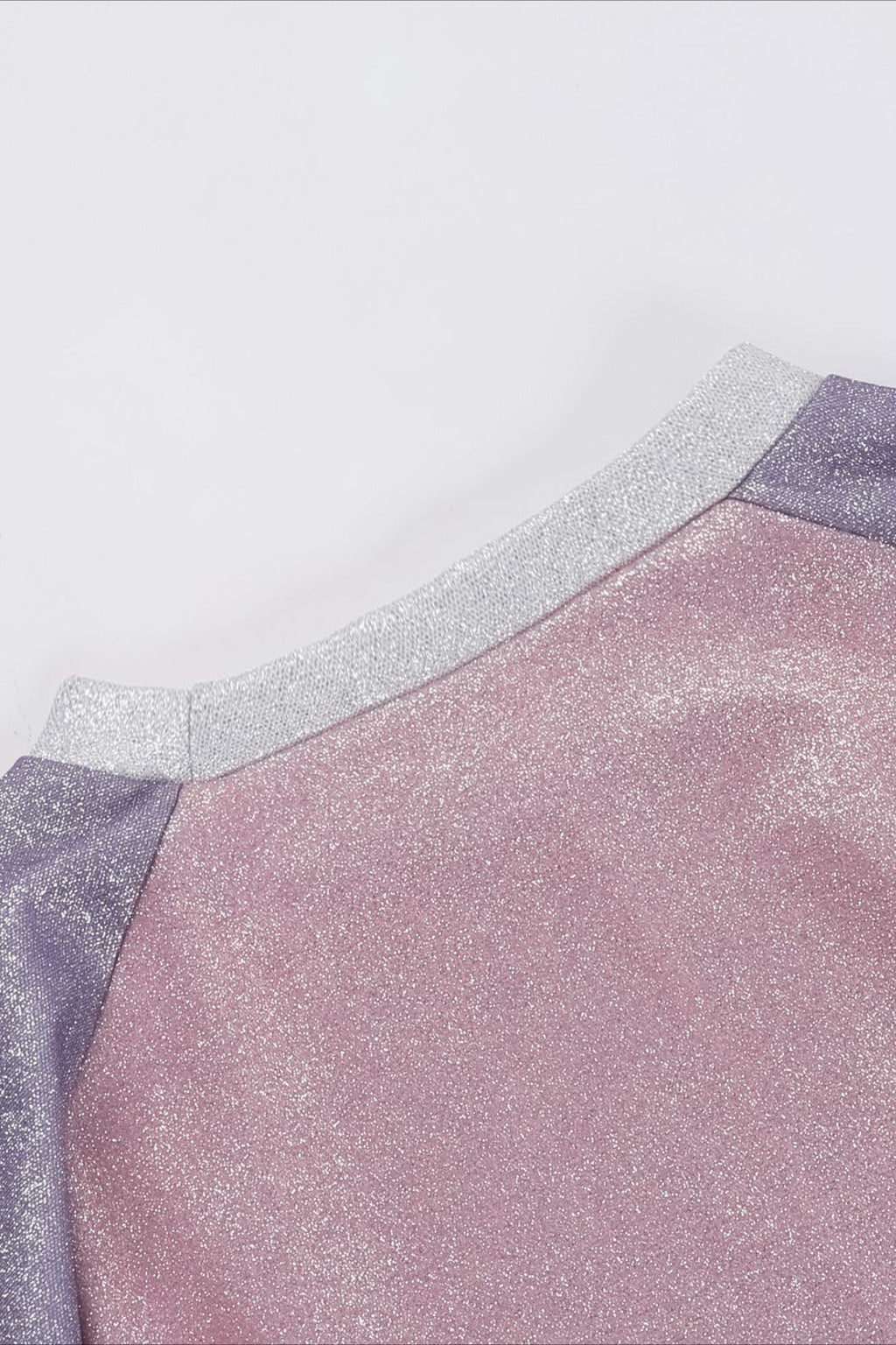 Pink Rhinestone Graphic Long Sleeve Sweatshirt