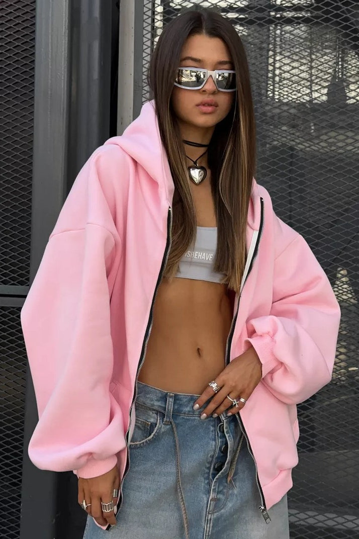 Retro Angel Dove Back Print Zip Hoodie Secondary image