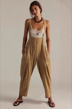 Casual Side Pocket Denim Overall Jeans