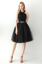 Adult High Waist Tulle Puff Mini Skirt