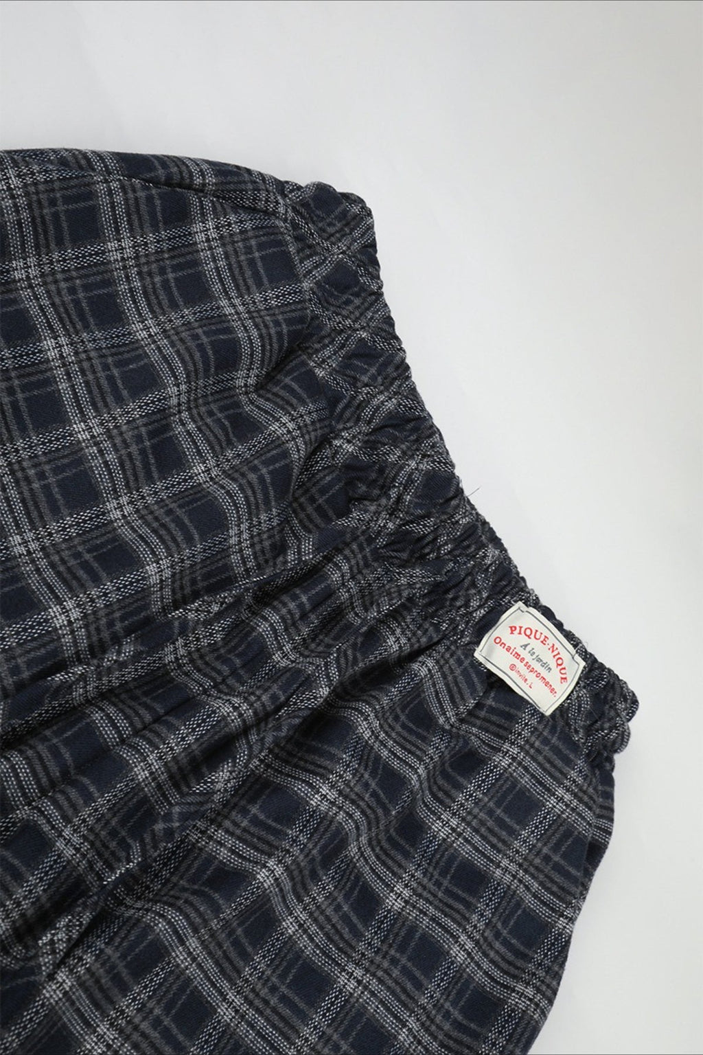 Plaid Baggy Barrel Leg Streetwear Pants