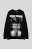Human Wisdom Photo Graphic Oversized Sweatshirt
