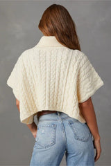 Oversized Turtleneck Pullover Sweater