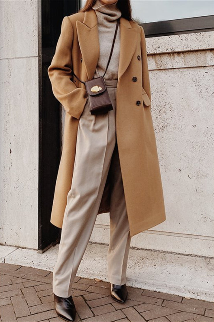 Double Breasted Slim Coat coats