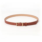 Minimalist Faux Leather Waist Belt