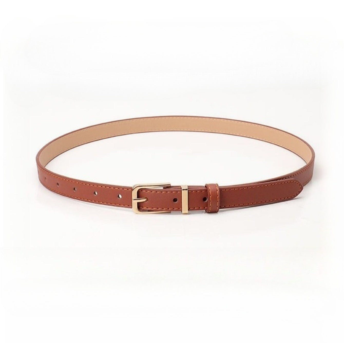 Minimalist Faux Leather Waist Belt