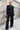 Black Fitted Two Piece Blazer Pants Set Secondary image