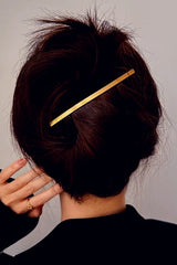 Minimalist Sleek Metal Spring Hair Clip