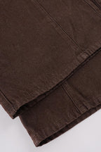 Low Rise Buckle Detail Loose Flare Leg Jeans