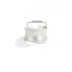 Unisex Irregular Geometric Open Knuckle Ring