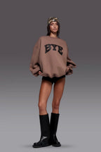 Statement Graphic Crew Neck Sweatshirt