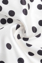 Polka Dot Halter Bodycon Mini Dress