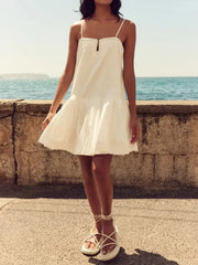 Camisole Patchwork Floral Dress