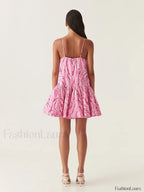 Camisole Patchwork Floral Dress