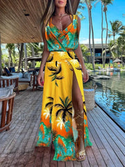 Camisole Two Piece Floral Dress