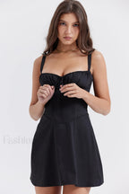 Carlotta Corset Stylish Mini Dress S / Black