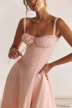 Carmen Pink Stylish Tunic Sundress