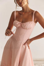 Carmen Pink Stylish Tunic Sundress