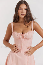 Carmen Pink Stylish Tunic Sundress