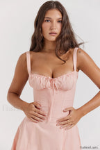 Carmen Pink Stylish Tunic Sundress